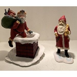 Hallmark Special Delivery Figurine & "A Happy Christmas" Set Of 2 Vintage READ